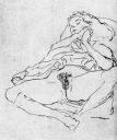 Nude (detail), 1913; Pencil, 65 x 37 cm; Vienna, Historisches Museum - oryginał
